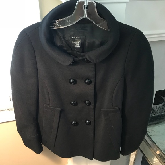 zara pea coat womens